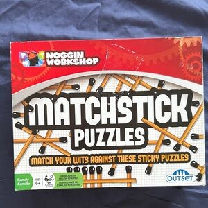 Workshop Republic Clothing Matchstick Puzzles - Red and Black